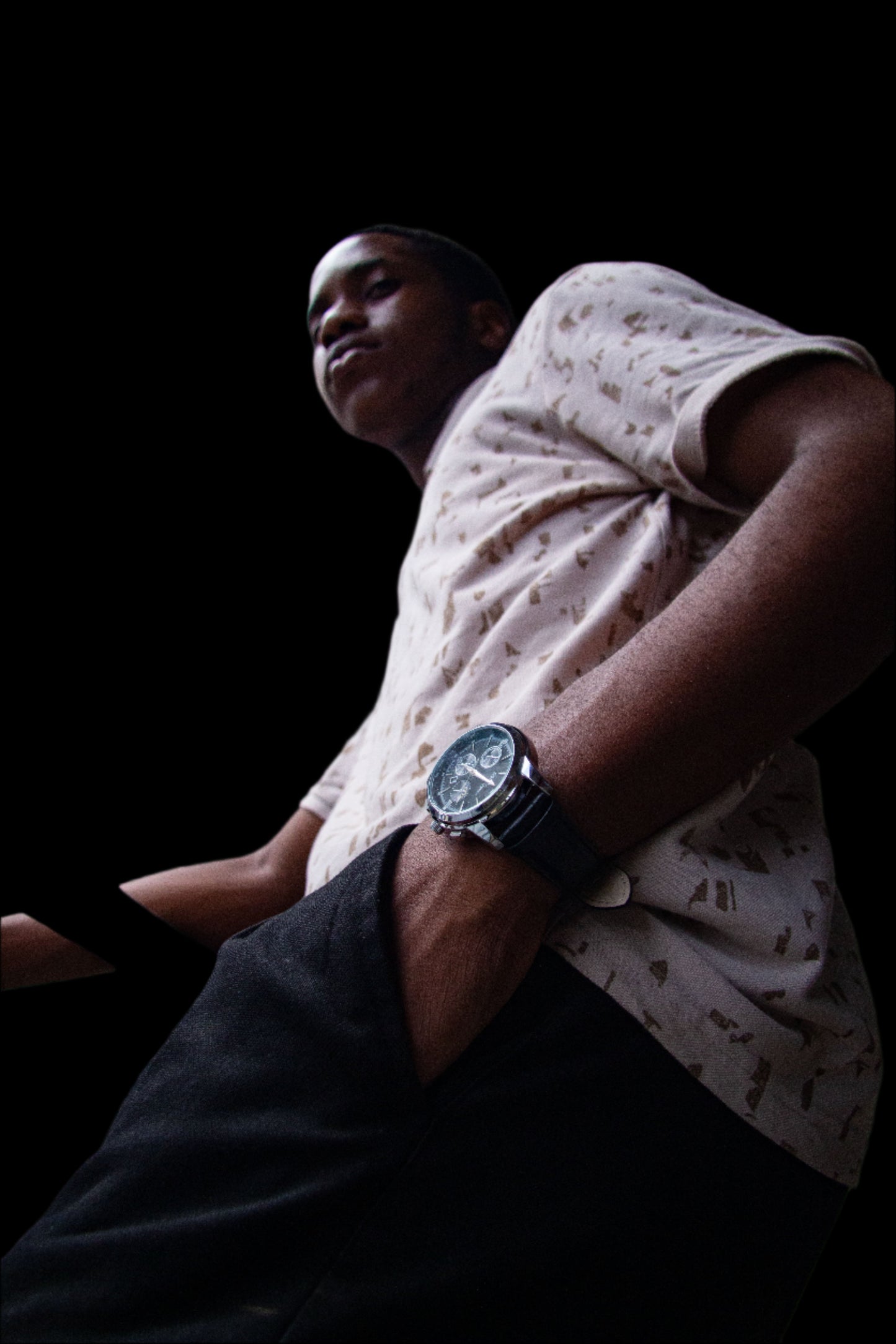 Eclipse Noir Astropiece Wristwatch
